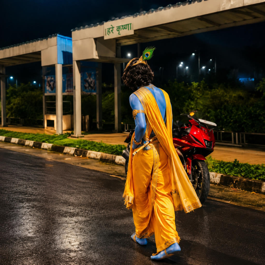 Lord Krishna Template