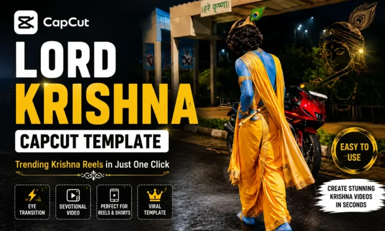 Lord Krishna CapCut Template