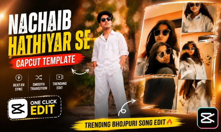 Nachaib Hathiyar Se Capcut Template